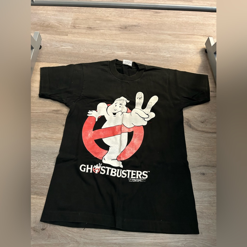 Ghostbusters Vintage 1988 Movie Film Extra T-Shirt La Ny Columbia Records Rare